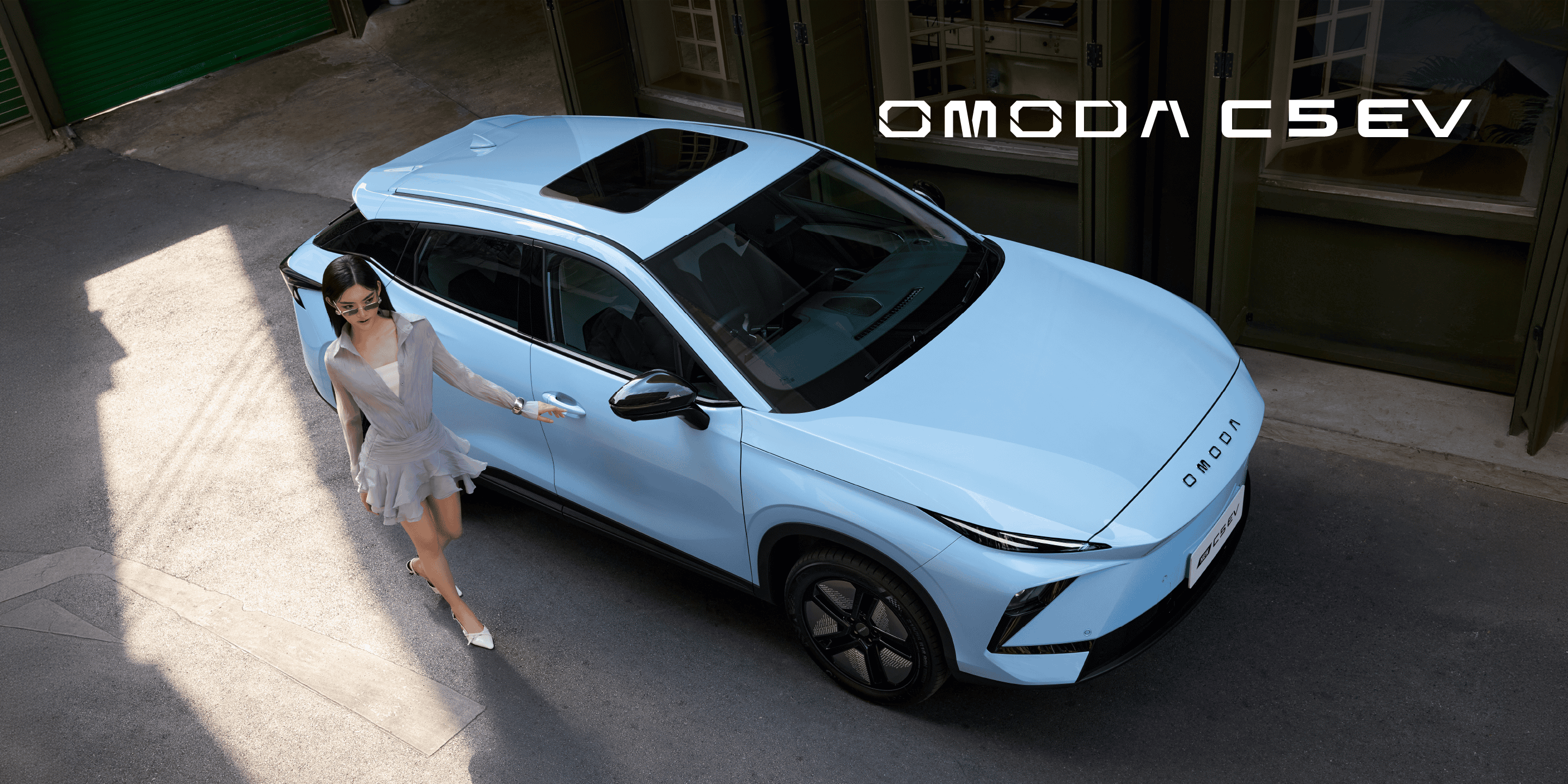 OMODA C5 EV ในเมือง